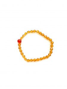 Armband aus Kristalschliffperlen