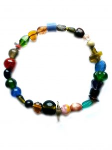 Halskette aus Glasperlen