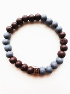 Herrenarmband,aus,Holzperlen