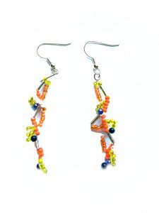 Ohrringe aus Rocailles