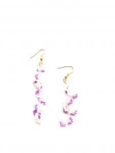 Ohrringe aus Rocailles