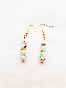 Ohrringe aus Glasperlen