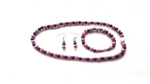 Svhmuckdset,aus,Holzperlen,